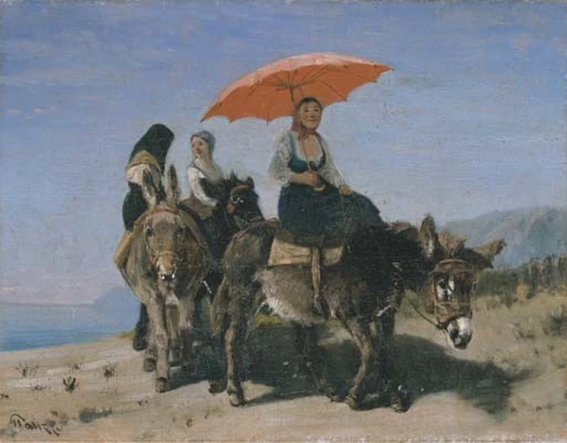 L'ombrellino rosso